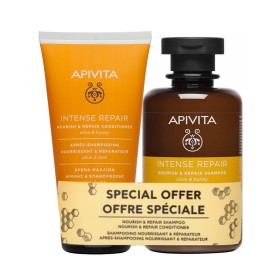 Apivita PROMO PACK Intense Repair Σαμπουάν Θρέψης 250ml & Κρέμα Θρέψης και Επανόρθωσης Μαλλιών 150ml 2τμχ
