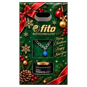 Fito XMAS PROMO 2026 με Φυτικά Νήματα 24ωρη Κρέμα Προσώπου - Λαιμού 50ml + Ατσάλινο Κόσμημα Λίθος Μάτι Γάτας (Ασημί Αλυσίδα)