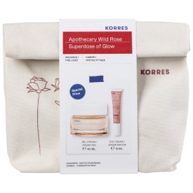 Korres PROMO PACK Apothecary Wild Rose με Ενυδατική Κρέμα-Gel για Κανονικές-Μικτές Επιδερμίδες 40ml & Κρέμα Ματιών 15ml