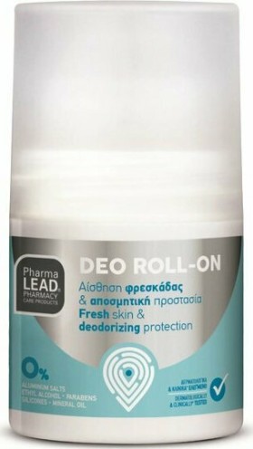 Pharmalead Deo Roll-On Αποσμητική Προστασία και Αίσθηση Φρεσκάδας 50ml