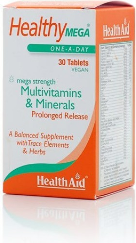 Health Aid Healthy Mega Multivitamins and Minerals 30tabs
