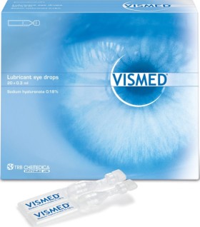 Vismed Lubricant Eye Drops Λιπαντικές Οφθαλμικές Σταγόνες 20X0.3ml