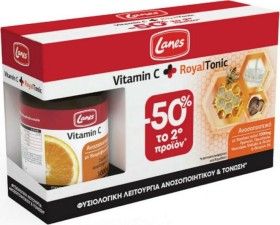 Lanes PROMO PACK Vitamin C 1000mg 30tabs & Royal Tonic 10 φιαλίδια x 10ml