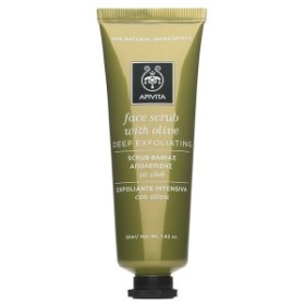 Apivita Face Scrub with Olive, με Ελιά για Βαθιά Απολέπιση 50ml