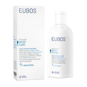 Eubos Blue Liquid Washing Emulsion Basic Care Καθαριστικό Προσώπου - Σώματος 200ml