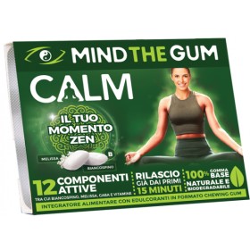 Mind the Gum Calm Πολυβιταμίνη σε Μορφή Τσίχλας με Κράταιγο και Μελισσόχορτο 9τμχ