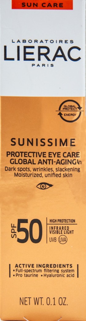 Lierac Sunissime Protective Eye Care Anti-Age Global SPF50 Αντηλιακή Κρέμα Ματιών σε Στικ 3gr