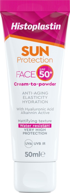 Histoplastin Sun Protection Face Cream to Powder SPF50+ 50ml