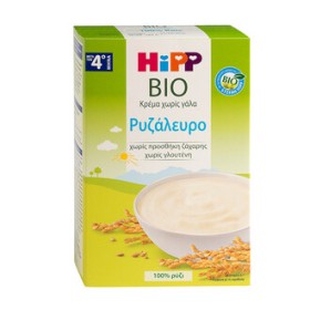 HiPP Ρυζάλευρο για βρέφη με αλλεργία στο αγελαδινό γάλα από τον 4ο μήνα 200gr και ΔΩΡΟ Μωρομάντηλα HiPP Ultra sensitiv