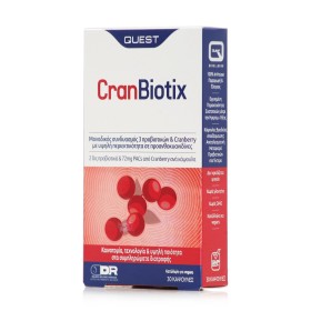 Quest Cranbiotix Συνδυασμός Cranberry και Προβιοτικών 30caps