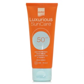 InterMed Luxurious Suncare High Protection Face Cream, Αντηλιακή Κρέμα Προσώπου SPF50 75ml