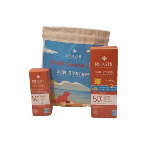 Rilastil PROMO Βρεφικό Αντηλιακό Γαλάκτωμα Sun System Baby Velvet Lotion SPF50+ 200ml & Δώρο Sun System Velvet Touch SPF 50+ 50ml & Πάνινη Τσάντα