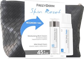 Frezyderm Promo Moisturizing Rich Cream 45+ 50ml & Mild Wash Foam 150ml & Δώρο Νεσεσέρ