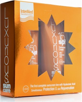 Intermed Luxurius PROMO PACK Face Cream SPF50 75ml & Sunscreen Cream SPF15 200ml