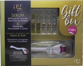 Ag Pharm Gift Box Mastic Serum 3x2ml, Snail Serum 2x2ml & Derma Roller 0.25mm