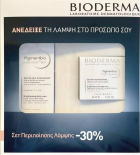 Bioderma PROMO PACK Pigmentbio Daily Care SPF50+ Κρέμα για Προστασία & Διόρθωση Κηλίδων 40ml & Night Renewer 50ml