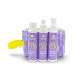 Aloe Colors PROMO 2026 Peach Please Summer Bag με Shower Gel 100ml, Body Lotion 100ml, Hair & Body Mist 100ml