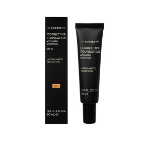 Korres ACTIVATED CHARCOAL Corrective Foundation SPF15 ACF4 30ml