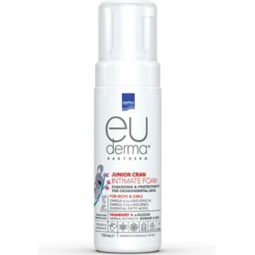 Euderma Babyderm Junior Cran Intimate Foam Αφρός Καθαρισμού Ευαίσθητης Περιοχής Για Αγόρια & Κορίτσια 150ml