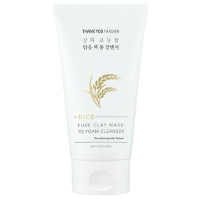 Thank You Farmer Rice Pure Clay Mask to Foam Cleanser Μάσκα Προσώπου για Ενυδάτωση 150ml