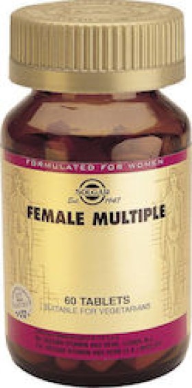 Solgar Female Multiple Φόρμουλα Βιταμινών για τις Ανάγκες της Γυναίκας 60tabs