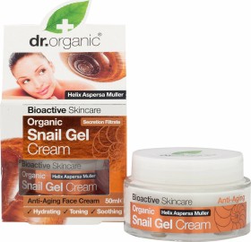 Dr Organic Snail Gel Face Cream Αντιγηραντική Κρέμα με Βιολογικό Εκκριμα Σαλιγκαριού 50ml