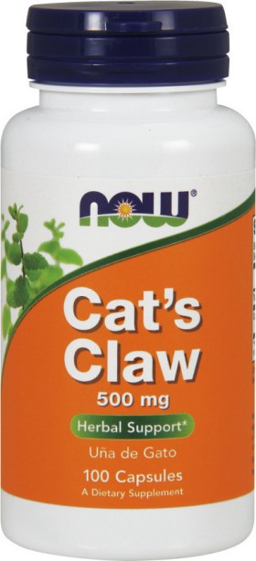 Now Cats Claw 500mg Uncaria Tormentosa για την Ενίσχυση του Ανοσοποιητικού 100caps