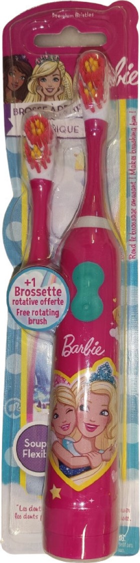 Ηλεκτρική Οδοντόβουρτσα Barbie Με 2 Κεφαλές 3+ Ετών