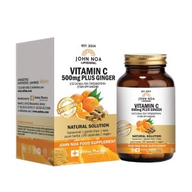 John Noa Vitamin C Plus Ginger Βιταμίνη C σε Λιποσωμιακή μορφή 500mg 30caps