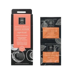 Apivita Express Beauty Face Scrub Apricot 2x8ml