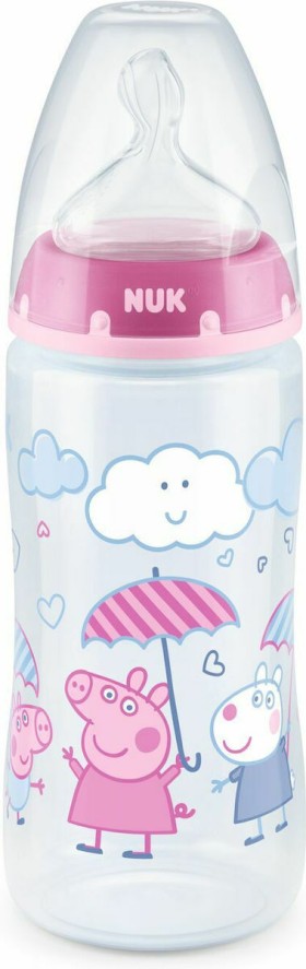 Nuk Μπιμπερό Peppa Pig Πλαστικό Ροζ 6-18m 300ml 10.741.069