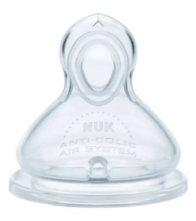 NUK First Choice Θηλές Σιλικόνης Κατά Των Κολικών 0m+ S 2τμχ 10.124.039