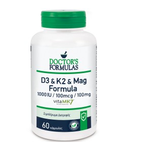 Doctors Formulas D3 & K2 & Mag Formula 60caps