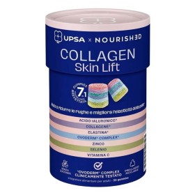 UPSA Nourished SKIN COLLAGEN Συμπλήρωμα Διατροφής σε Ζελεδάκια 7σε1 για το Φυσιολογικό Σχηματισμό Κολλαγόνου 30τμχ