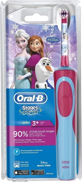 Oral-B Ηλεκτρική Οδοντόβουρτσα Stages Power Disney Frozen για 3+ Ετών
