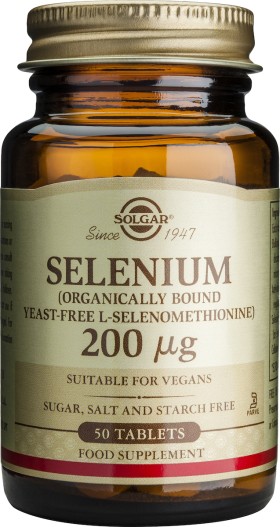 Solgar Selenium 200μg 50tabs