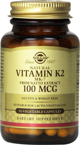 Solgar Vitamin K2 100mcg 50caps