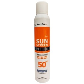 Frezyderm Sun Screen Mousse SPF50+ Αντηλιακός Αφρός Προσώπου & Σώματος 200ml