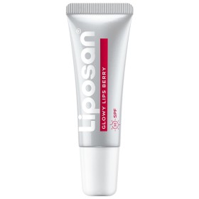 Liposan Glowy Lips Lip Balm SPF30 Berry, Ενυδατικό Βάλσαμο για τα Χείλια με Μούρο, Υαλουρονικό και Βιταμίνη Ε 10ml