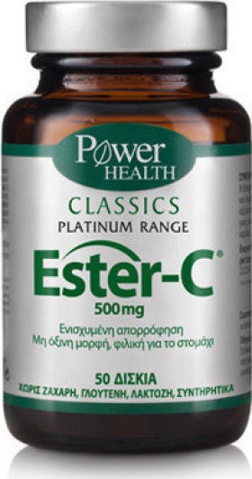 Power Health Classics Platinum Ester-C 500mg 50tabs