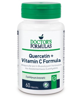 Doctors Formulas Quercetin + Vitamin C Formula Φόρμουλα για την Ενίσχυση του Ανοσοποιητικού 60caps