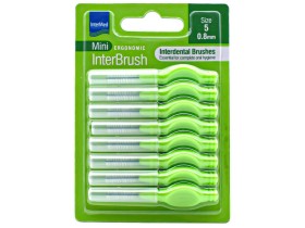 INTERMED Mini Ergonomic Interbrush Μεσοδόντια Βουρτσάκια 0,8mm Size5  8τμχ