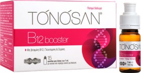 UNI-PHARMA Tonosan B12 Booster Βιταμίνη B12 500mg 15 x 7ml