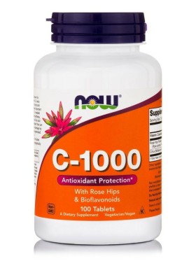 Now C - 1000 With Rose Hips And Bioflavonoids 100tabs