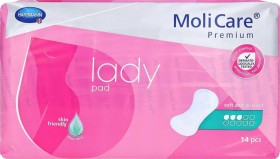 Hartmann MoliCare Premium lady pad Γυναικείες σερβιέτες 3 σταγόνων 14τμχ 168644