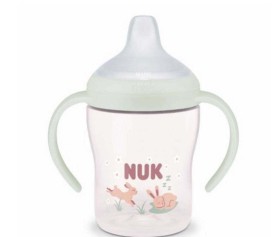 Nuk Perfect Match Glow in the Dark Εκπαιδευτικό Μπιμπερό με Λαβές Λαγουδάκι Μπεζ 6m+ 150ml 10.215.387