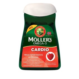 Mollers Omega-3 CARDIO Μουρουνέλαιο και Ιχθυέλαιο με Υψηλή Περιεκτικότητα σε EPA & DHA 60caps