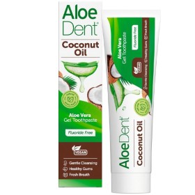 Optima Naturals Aloedent Coconut, Οδοντόκρεμα Χωρίς Φθόριο με γεύση Καρύδας 100ml