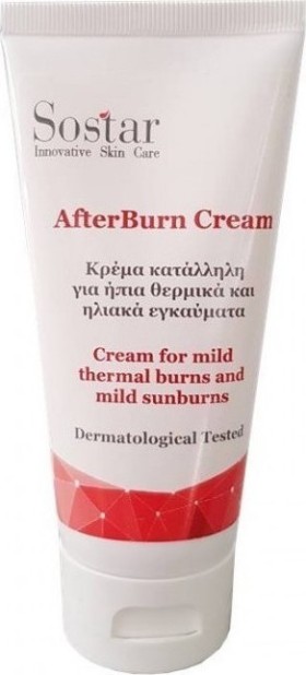 Sostar AfterBurn Cream για Ηπια Θερμικά και Ηλιακά Εγκαύματα 75ml