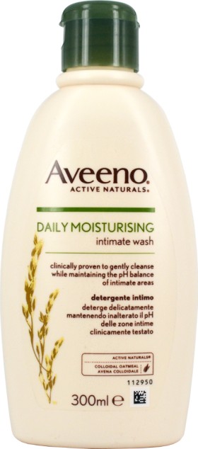 Aveeno Daily Moisturising Intimate Wash Υγρό Καθαρισμού για την Ευαίσθητη Περιοχή με Αρωμα Βανίλια 300ml